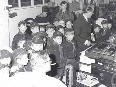 Cubs in the news
Members of a Helensburgh cub pack visit the then Helensburgh Advertiser office in East King Street in 1969, and are shown the Cossar printing press by managing director Craig Jeffrey.
