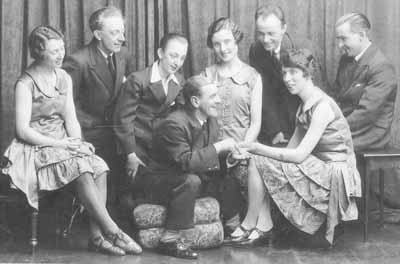 Jack The Lad
Helensburgh-born Jack Buchanan (1891-1957), a major UK musical comedy, revue and film star, choreographer, director, producer and manager, demonstrates his disarming, casual style, with fellow members of the 'Helensburgh Entertainers' in 1926.
