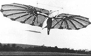 The Pilcher Hawk Glider
Percy Pilcher flies his Hawk glider in 1897.
