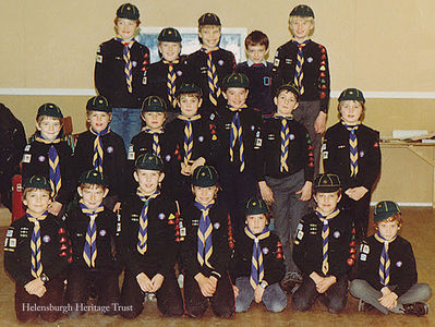 3rd Cougar Cubs
Members of Helensburgh's 3rd Cougar Cubs pictured in 1981. Image supplied by Geoff Riddington.
