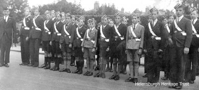 On parade
A Helensburgh Boys Brigade company pictured outside Hermitage Park on a Remembrance Day day parade. More details would be welcomed, and it is thought that the leader was a Mr Watt. Image â€” date unknown â€” kindly supplied by Gordon Fraser, who now lives in Sweden.
