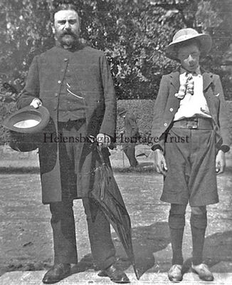 Young Jack Buchanan
Entertainer and film star Jack Buchanan pictured as a boy in 1900. He is with the Rev John Baird, father of TV inventor John Logie Baird, his childhood friend whom he later backed financially and who lived across the road in West Argyle Street.
