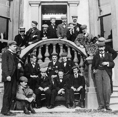 Party at Arrochar
Andrew Bonar Law, on the right, on a 21st birthday outing to Arrochar with some of his friends. Image by courtesy of Arrochar, Tarbet and Ardlui Heritage Group.
