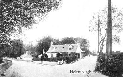 Cardross
The north end of Cardross village. Image date unknown.
