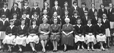 Clarendon
St Bride's School teachers and boarders at Clarendon in 1958.

