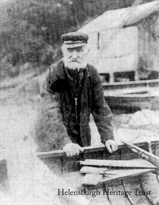 Finlay McNab
Well known fisherman and ferryman Finlay McNab, whose home was at Ferry House, Portincaple, also known as Portincaple House, circa 1890.
