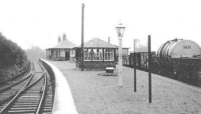 Garelochhead Station
Garelochhead Station on the West Highland Line. Like all the local upper stations except Rhu, it was originally designed to look like a Swiss chalet. Image date unknown. 
