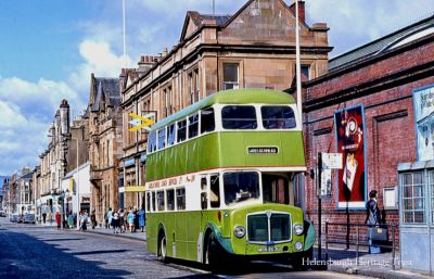 Garelochhead Coach Services bus
A green Garelochhead Coach Services Regent bus, MSN 863G, is pictured outside Helensburgh Central Station. Image, date unknown, is copyright David Christie.
