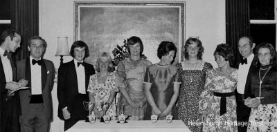 1970s tennis winners
Trophy winners at Helensburgh Lawn Tennis Club are seen in this image, circa 1975. From left: Donald Fullarton, Alex Hamilton, Alistair Hope, Marie Dixon, Gill Thomson, Jean Dron, Sue Forster, Lesley Cocks, Duncan Robson, Muriel Borland.
