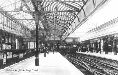 Concourse
An image of the interior of Helensburgh Central Station, c.1920.
