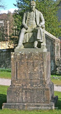 Henry Bell's grave
The grave of steamship pioneer Henry Bell in Rhu Churchyard. Photo by Donald Fullarton.
