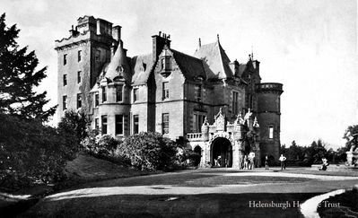 Loch Lomond Youth Hostel
The former Loch Lomond Youth Hostel, Auchendennan, overlooks the loch at Duck Bay. Built on the site of Robert the Bruceâ€™s hunting lodge, the mansion â€” now back in private ownership â€” has many original features, including a sweeping staircase with vast stained glass windows, a ballroom, and even a claimed haunted room. Erected from 1842-46 for George Martin, a Glasgow merchant, with later additions to the house by Mr Chrystal, a chemical manufacturer, it passed to the Scottish Youth Hostels Association in 1945 and was sold in 2013. Image circa 1959.
