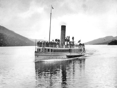 Loch Lomond 1900
A paddle steamer pictured on Loch Lomond on July 23 1900.
