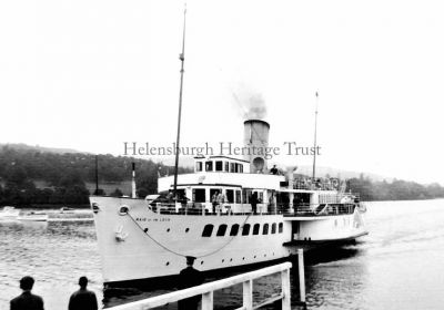 PS Maid of the Loch
The 555 ton Maid of the Loch was the last paddle steamer built in Britain, and the last of a long line of Loch Lomond steamers beginning about 1816. Built by A. & J.Inglis of Glasgow, she was dismantled, shipped by rail to Balloch where the sections were reassembled, and launched on March 5 1953. Her last commercial sailing was in August 1981, and now she is looked after at Balloch Pier â€” where this picture was taken in 1968 â€” by the Maid of the Loch Preservation Society.
