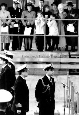 Prince Andrew
HRH Prince Andrew, at the time a serving naval officer, on a visit to the Clyde Submarine Base at Faslane on October 22 1994 to mark the decommissioning of the Polaris submarine HMS Resolution which had been in service for 27 years.
