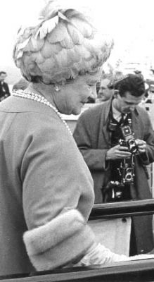 The late Queen Mother
The late Queen Mother is pictured at the Clyde Submarine Base at Faslane in May 1968.
