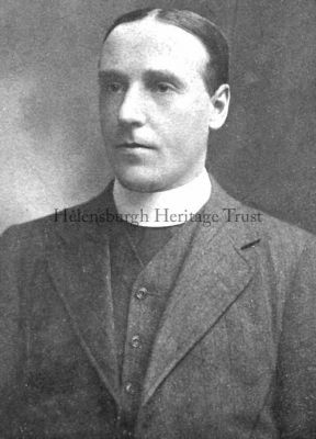 The Rev J.R.Hutton
The Rev John Riddell Hutton, M.A., B.D. was minister of St Columba Church, Helensburgh, from February 19 1913 until June 20 1918. Born in Moffat on August 7 1878, he was assistant minister at Palmerston Place Church, Edinburgh, from 1903-4, then had his first charge at Lockerbie St Cuthbert's from 1904-13. He was inducted at Stow in 1918, then called to Dunblane Leighton Church in 1927 and Waterbeck Church, Annandale, in 1930. He died on September 15 1938. Image from Helensburgh and Gareloch Times 1913.
