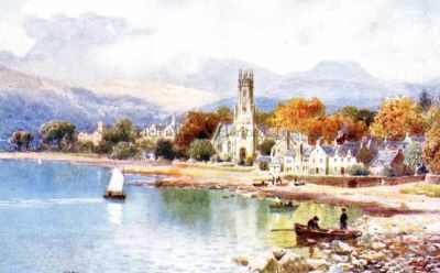 Rhu by Wimbush
A painting of Rhu Bay in the 1890s by prolific artist Henry M.Wimbush.
