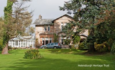 Rhu Arden
A 2013 image of Rhu Arden, 1 Upper Sutherland Crescent, Helensburgh, which was built about 1871 by noted architect William Leiper and was originally named Bonnington. Later he built his own home, Terpersie, next door. Photo by Donald Fullarton.
