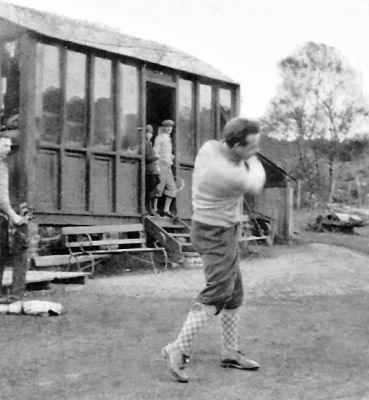 Shandon golf course
William Lyon Winton tees off at the old nine-hole Shandon golf course, where leading professional the late Tom Haliburton learned the game. He considered it a very good course to learn on. It was originally attached to Shandon Hydro. Image circa 1930 supplied by Mr Winton's grandson, Alistair Quinlan.
