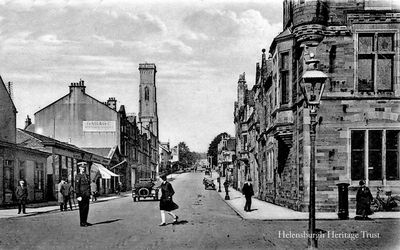 Sinclair Street
Looking north up Sinclair Street, Helensburgh, from the Princes Street junction. Image circa 1943.
