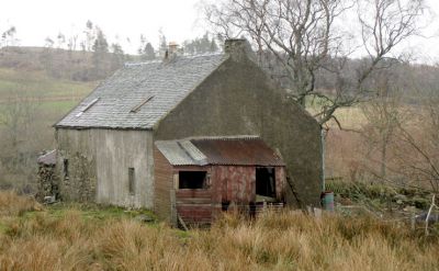 Tamnavoulin
The historic Glen Fruin cottage Tamnavoulin, pictured by Stewart Noble in 2015, the year it was bought for redevelopment. The name of the small cottage derives from the Gaelic for â€˜hill of the millâ€™. The vicinity of the cottage is thought to have been the site of a dwelling as far back as the 15th century, while one account gives the date of the present building as early 19th century.
