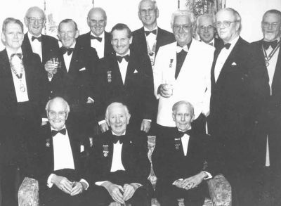 Rotary 30th Birthday
Members of Helensburgh Rotary Club and guests attend a 30th anniversary dinner in the Rosslea Hall Hotel, Rhu, on October 21 1994. Seated are Jack Quinlan, Angus Wylie and Willie Mickel. Among those standing are David Arthur, Walter Bryden, Gordon Hattle, Denis Taylor, Mel McDonald, Craig Jeffrey, Gordon Burgess and Rex Cook.
