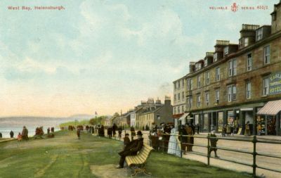 The Eagle Hotel
The Eagle Temperance Hotel was next to MacGillvary's on West Clyde Street. This card is post-dated 1913.
