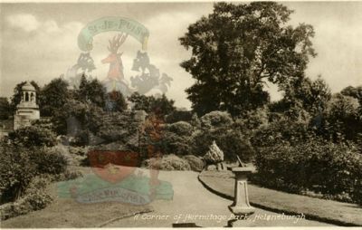 Hermitage Park
The War Memorial is on the left. Date unknown.
